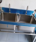 Hình ảnh: Bồn rửa chén 2 chậu Inox