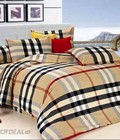 Hình ảnh: Ga trơn + 2 gối Burberry