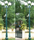 Hình ảnh: Cột đèn sân vườn Dc07, cột trang trí đế gang banian.
