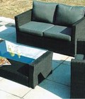 Hình ảnh: Bàn ghế sofa nhựa giả mây