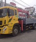 Hình ảnh: Xe tải dongfeng lắp cẩu unic từ 5 đến 25 tấn