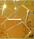 Hình ảnh: Gạch mosaic thủy tinh vàng nứt AL407