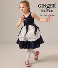 Hình ảnh: Đầm dự tiệc cho bé Dark Green HQ407 GINgER WORLD