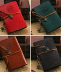 Hình ảnh: Hachini.vn: Sổ tay vintage, sổ giấy nâu bìa da, bìa vải canvas quà tặng độc đáo