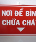 Hình ảnh: Biển báo nơi để bình chữa cháy