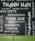 Hình ảnh: Trang trí quán cafe độc đáo bằng tranh tường Typography