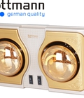 Hình ảnh: Đèn sưởi nhà tắm Kottman 3 bóng giá tốt nhất Hà Nội