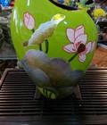 Hình ảnh: Bình hoa gốm nạm bạc
