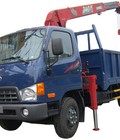 Hình ảnh: Xe tải Hyundai lắp cẩu Unic 3 tấn