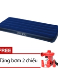 Hình ảnh: Đệm hơi đơn intex tặng kèm bơm điện