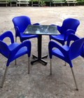Hình ảnh: bàn ghế cafe nhựa đúc giá rẻ