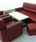 Hình ảnh: Thanh lý Bộ Sofa Simili màu đỏ