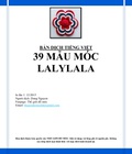 Hình ảnh: 39 mẫu móc Lalylala Bản dịch Tiếng việt