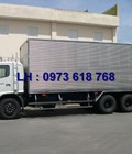 Hình ảnh: Bán xe Hino 3 chân thùng bảo ôn thùng kín 16 tấn