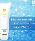 Hình ảnh: Ữa Rửa Mặt Trắng Da Uv Whitening Fresh White Sand Tenamyd để bạn sở hữu một làn da khoẻ mạnh