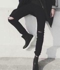 Hình ảnh: Quần Jeans nam thời trang rách gối