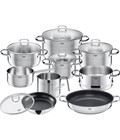Hình ảnh: Bộ nồi cao cấp Silit 10 thành phần (dành cho cả bếp từ)  