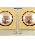 Hình ảnh: Đèn sưởi nhà tắm Kangaroo KG248: 2 bóng treo tường