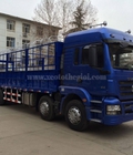 Hình ảnh: Xe tải SHACMAN 4 chân công suất động cơ mạnh mẽ phù hợp để chở hàng