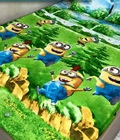 Hình ảnh: Bộ chăn ga gối trơn minion kèm vỏ gối ôm