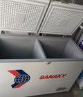 Hình ảnh: Tủ đông mát Sanaky 2 cửa kiếng lùa mới 88%, chạy êm ,côi láng ống đồng,bao chở