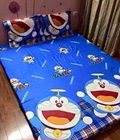 Hình ảnh: Bộ ga kèm 2 vỏ gối trơn Đoromen chong chóng