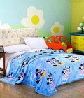 Hình ảnh: Chăn lông hình chuột mickey xanh dương 1,8x2,1m nặng 1kg