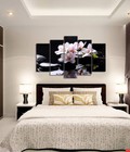 Hình ảnh: Tranh bộ treo tường hoa Lan trên nước DH349A: