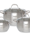 Hình ảnh: Bộ nồi inox TAKA NI03T