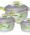 Hình ảnh: Bộ nồi Inox Taka NI-03B (không nhiễm từ)