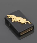 Hình ảnh: Bật lửa zippo mạ vàng 24k nổi rồng bay lên trời 1 chính hãng Bản giới hạn www.Caganu.com