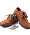 Hình ảnh: Giày nam da thật cao cấp chính hãng màu nâu VNL4L62B www.Caganu.com