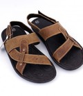 Hình ảnh: Sandal nam da thật cao cấp chính hãng VNL0A1B www.Caganu.com