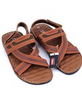 Hình ảnh: Sandal nam da thật cao cấp chính hãng VNL02A17B www.Caganu.com