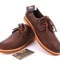 Hình ảnh: Giày tây nam da thật chính hãng cao cấp màu nâu VNL5A54N www.Caganu.com