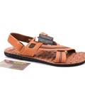 Hình ảnh: Sandal nam da thật cao cấp chính hãng VNL0A217B www.Caganu.com