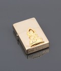 Hình ảnh: Bật lửa zippo mạ vàng 24k nổi quan âm bồ tát 2 chính hãng Bản giới hạn www.Caganu.com