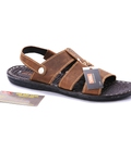 Hình ảnh: Sandal nam da thật cao cấp chính hãng VNL4A71B www.Caganu.com