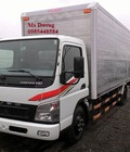 Hình ảnh: Xe tải Mitsubishi Fuso 5 tấn Canter8.2HD thùng dài 5m8,máy khỏe chạy êm tặng ngay thùng xe