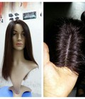 Hình ảnh: Tóc mái hói có da đầu tự nhiên, tóc hói nữ giả, tóc hói nam, đầu đội tóc giả
