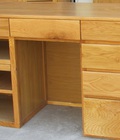 Hình ảnh: Bàn làm việc gỗ sồi nhiều hộc kéo đựng đồ EUF-339