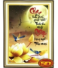 Hình ảnh: Tranh thêu đồng hồ Cha mẹ 222620