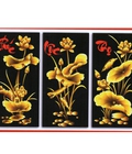 Hình ảnh: Tranh thêu phúc lộc thọ sen vàng 222427