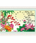 Hình ảnh: Tranh thêu đồng hồ cha mẹ 222818