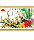 Hình ảnh: Tranh thêu đồng hồ 222828