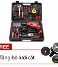 Hình ảnh: Bộ khoan 110 chi tiết tặng kèm bộ lưỡi cắt