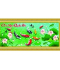 Hình ảnh: Tranh thêu Cửu ngư quần hội 222853