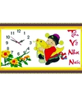 Hình ảnh: Tranh thêu đồng hồ thần tài 222887