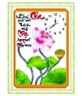 Hình ảnh: Tranh thêu đồng hồ cha mẹ 222889