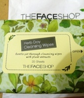 Hình ảnh: Khăn giấy tẩy trang Thefaceshop Herbday cleansing tissue